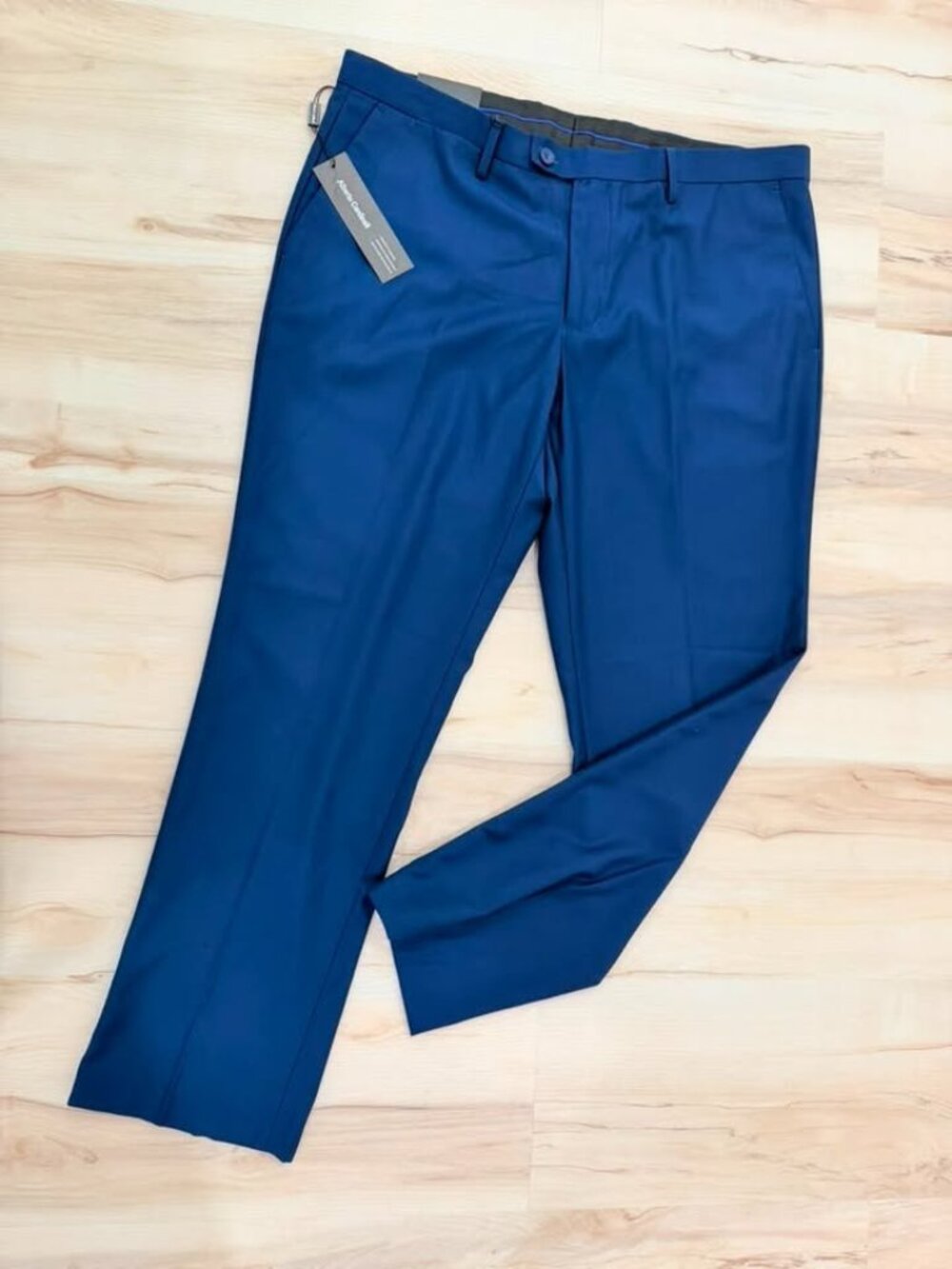 Alberto Cardinali Men’s Navy Blue Dress Pants: Classic Formal Trousers